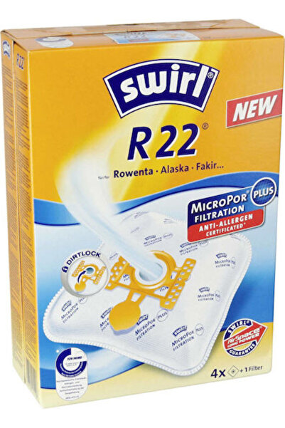 Swirl Σακούλες ηλεκτρικής σκούπας R22, 4 τεμάχια, συμβατές με ηλεκτρική σκούπ...