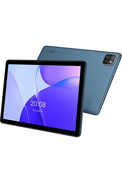 g-tab T10 Tablet 10.1 screen, 4GB RAM + 64GB internal memory 4G blue color