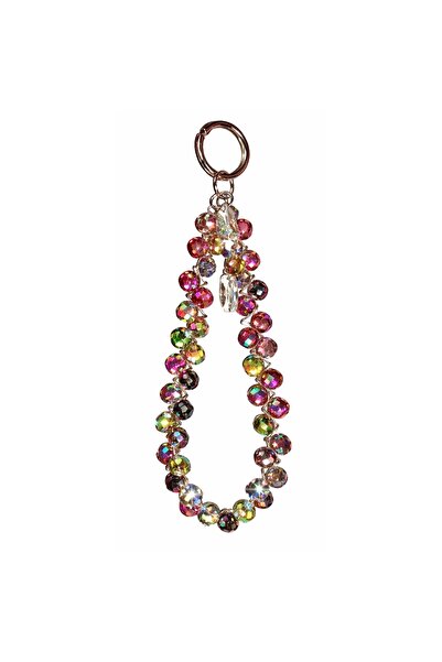 lemontti Snur de mana pentru telefon Crystal Aurora, 30cm, Multicolor