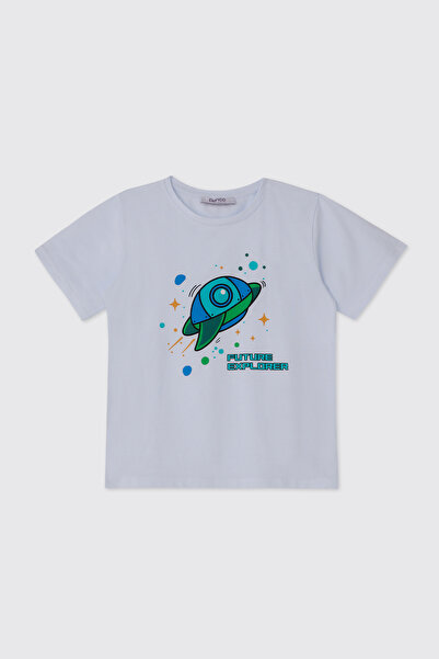 Panço Baby Boy White T-Shirt