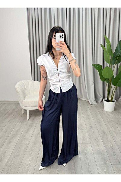 anonim Velina Trousers Navy Blue