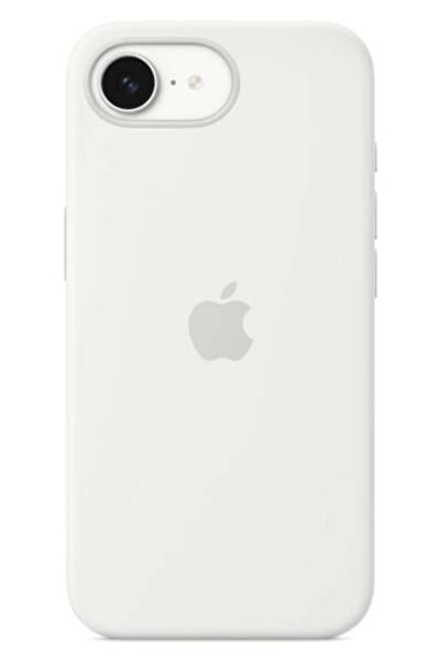 Apple Husă de silicon pentru iPhone 16e - Albă