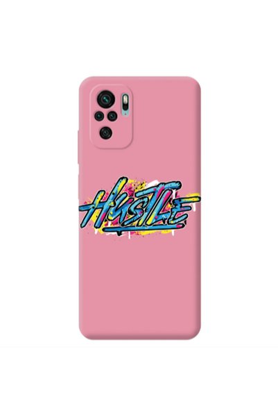 Other Xiaomi Redmi Note 10S Hustle Pink Colored Silicone TPU Θήκη
