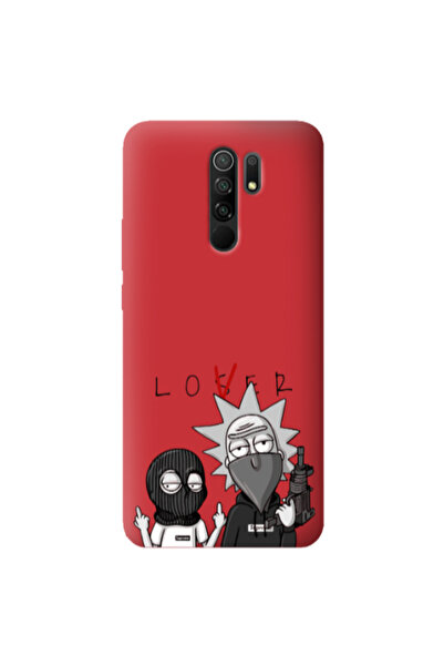 Other Xiaomi Redmi 9 Rick Loser Red Colored Silicone TPU Θήκη