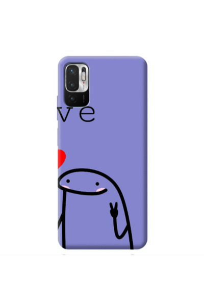 Other Xiaomi Redmi Note 10 Pro 5G Love 2 Purple Colored Silicone TPU Θήκη