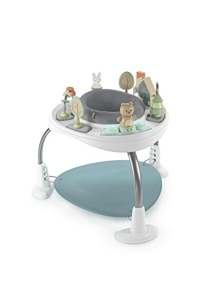 Ingenuity Step&Sprout 2-în-1 Săritor Interactiv și Masă de Activități, Pliabi...