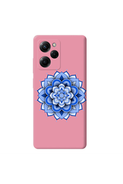Other Xiaomi Poco X5 Pro Manadala D9 Pink Colored Silicone TPU Θήκη