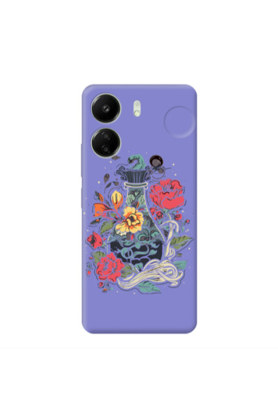 Other Xiaomi Redmi 13C Magic vase Purple Colored Silicone TPU Θήκη