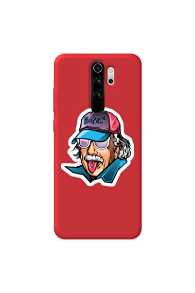 Other Xiaomi Redmi Note 8 Pro Einstein Red Colored Silicone TPU Θήκη