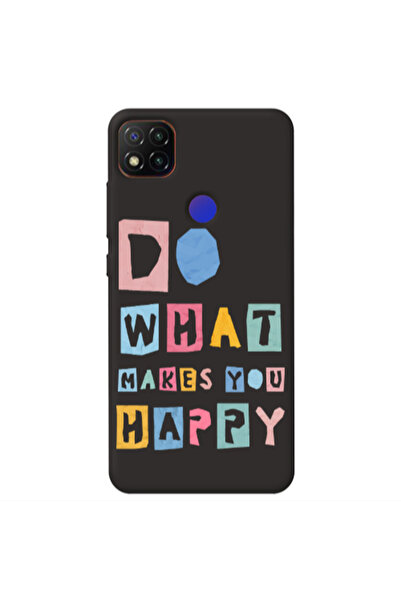Other Xiaomi Redmi 9c Do What Makes Black Colored Silicone TPU Θήκη