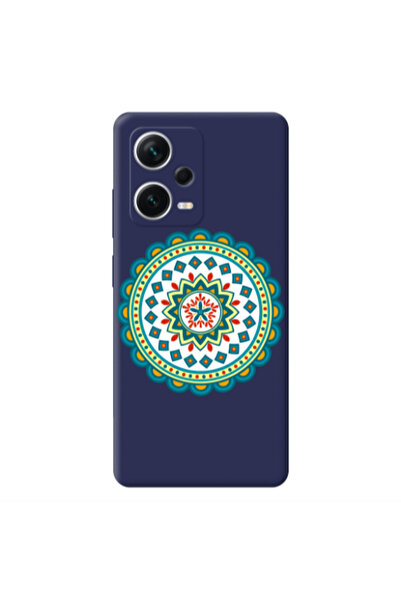 Other Xiaomi Poco X5 Mandala D11 Dark blue Colored Silicone TPU Θήκη