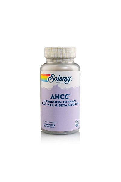 Secom AHCC plus NAC & Beta Glucan Solaray, 30 capsule,