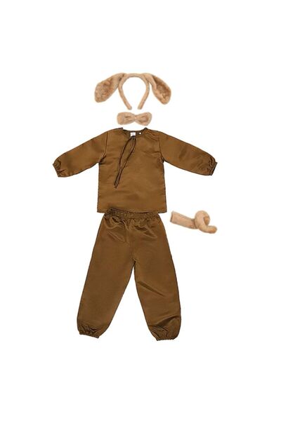 Funny Party Shop Children's party costume Puppy with headband, brown, 5-6 yea...