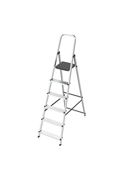 LIBERTI LADDER LIBERTI 6-Step Aluminium Folding Ladder with Safety Handle, EN...