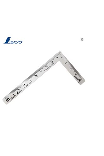 SHİNWA Echer de precizie 15 x 7.5 cm