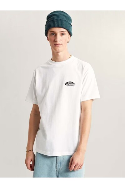 Vans Double Standard SS Tee Erkek Beyaz T-Shirt - VN000SYD