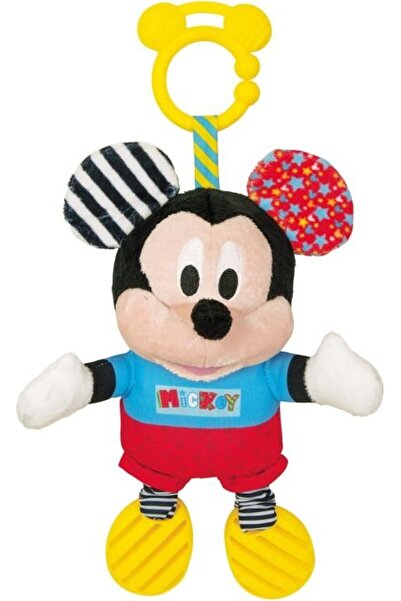 Baby Clementoni Disney Baby Λούτρινη Κουδουνίστρα Μίκυ