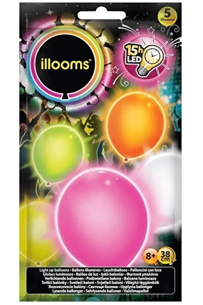 GIOCHI PREZIOSI Illooms Φωτεινά Μπαλόνια Καλοκαιρινά Ανάμεικτα Πακέτο 5 τεμαχ...