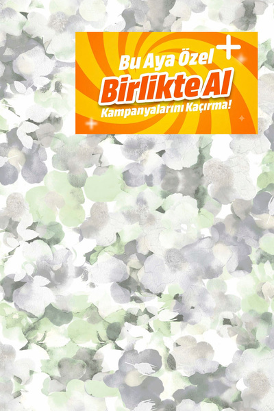 Bien Duvar Kağıtları Grandeco Aura 5052-4 Flores Románticas Yeşil Çiçekli İth...