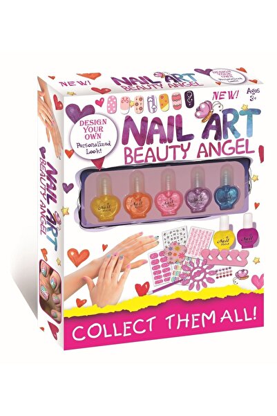 Blue Toys Σετ Ομορφιάς Nail Art Beauty Angel με Βερνίκι Νυχιών σε 5 χρώματα (...