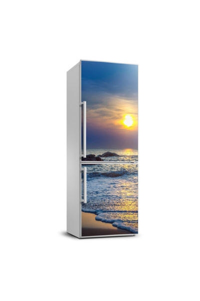 Decormat Autocolant pe frigider Sunset Beach 60 x 180 cm