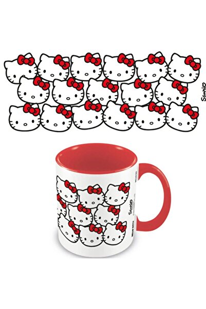 Hello Kitty Πολλά Γατάκια Κόκκινου Χρώματος Εσωτερική Κούπα (MGC2401865C)
