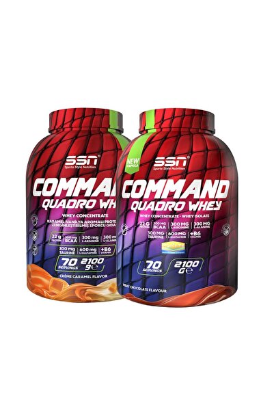 SSN Sports Style Nutrition Double Command Pack - 4.2 kg Whey Protein (Command...