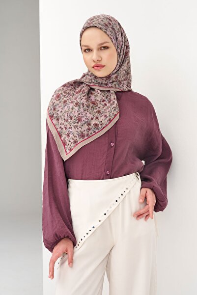Silk Home وشاح فيلورا مودرن فلورا توب بيمبي 90x90