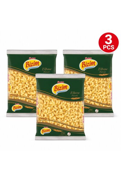 Bizim Paste Elbow Italiene Set 3 Buc 500 Gr