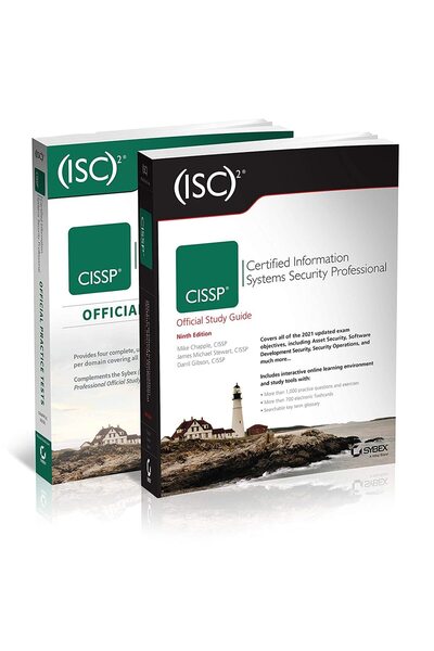 Sybex (ISC)2 CISSP دليل الدراسة الرسمي وحزمة اختبارات التدريب لشهادة محترف أم...