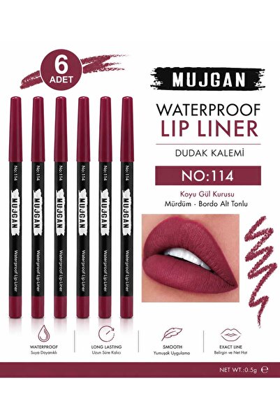 MUJGAN No. 114 Dark Dried Roses, 6-Piece Value Pack
