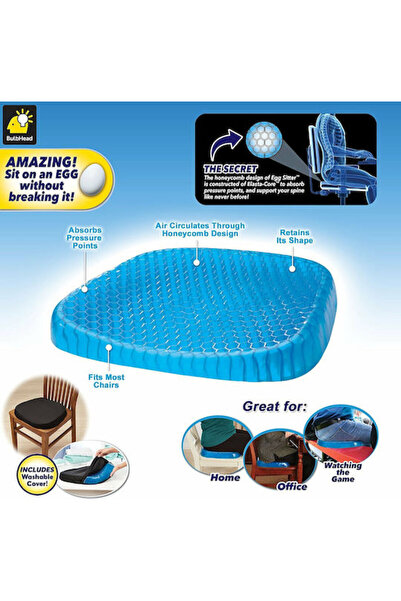 OEM Μαξιλάρι Καθίσματος Egg Sitter 42x35x6εκ. Μπλε