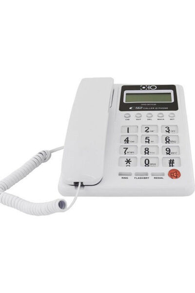 OEM OHO-5011CID Ενσύρματο Τηλέφωνο Γραφείου Λευκό