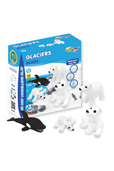 Jumping Clay JUMPINGCLAY |   Set Creativ: Urși Polari Glaciar