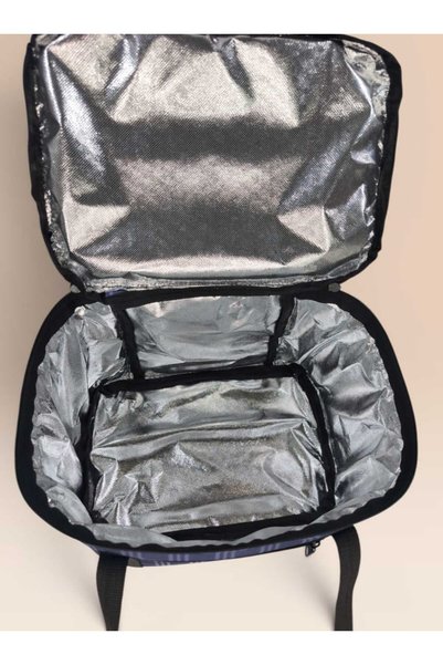 LIGHTINGHM 25 Liter Thermal Picnic Bag Aluminum Foil Thermal Insulated Cold and Hot Holder Carry Bag