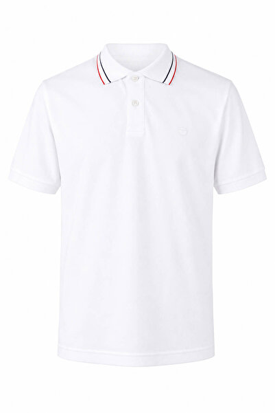 trender 4065 Bela muška polo majica 26YL71L58052