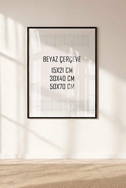 Empressco Siyah Modern Tablo ve Fotoğraf Çerçevesi, 15x21-50x70cm, Şık ve Zarif