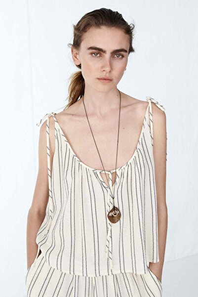 H&M Oversized tie-strap top
