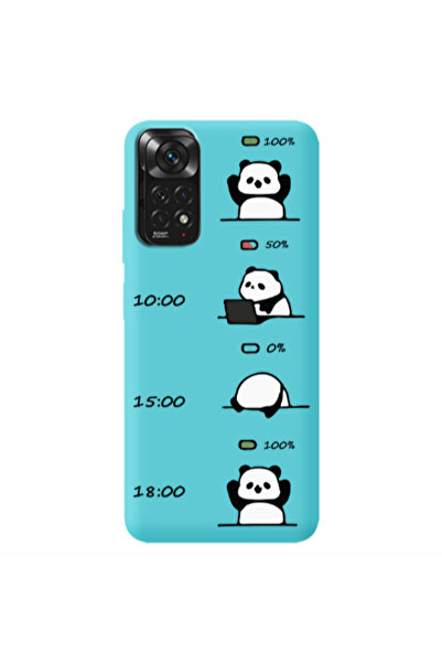 Other Xiaomi Redmi Note 11 4G My situation at work Turquoise Colored Silicone...