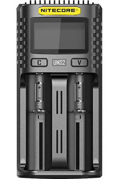 Generic Brand Φορτιστής UMS2 2 Μπαταρίες Li-ion Μέγεθος 18650/16340/26650/14500