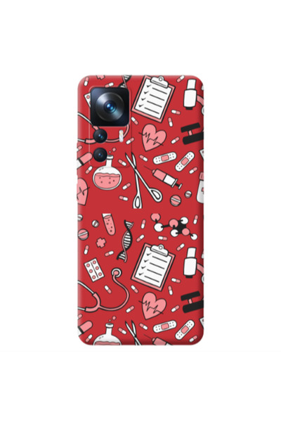 Other Xiaomi Mi 12T Laboratory Red Colored Silicone TPU Θήκη