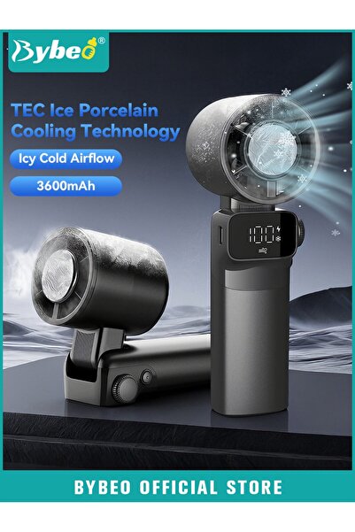 BYBEO Portable Handheld Turbo Fan, Mini Personal Fans with TEC Cooling Plate＆...