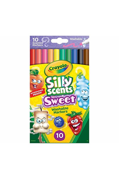 Crayola Silly Scents Slim Markers | 10 Washable Aromatic Markers, 3+
