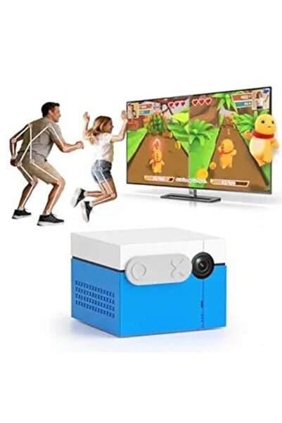 Kinhank MotionX Active Game Console – 39 Motion Games, Plug & Play Blue