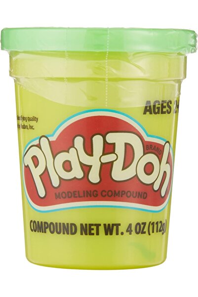 Play Doh عجينة بلاي-دوه في علبة واحدة، لون أخضر نيون 113 جرام