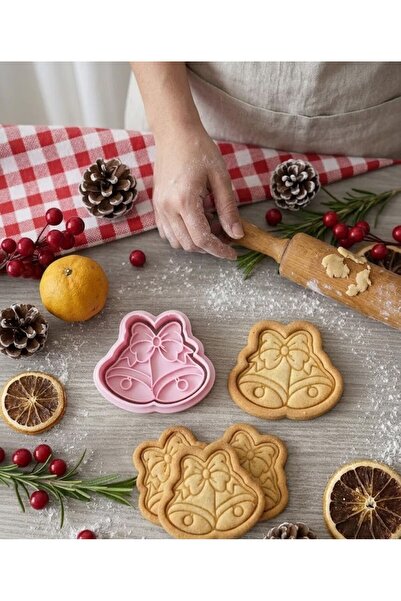 Onflow Cute Christmas Bell Christmas Themed Cookie Mold Set - Special Design ...
