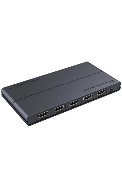 PremiumCord Splitter HDMI 2.0 1x4, 4K 60Hz, HDR, Full HD, 3D, Adaptor de alim...