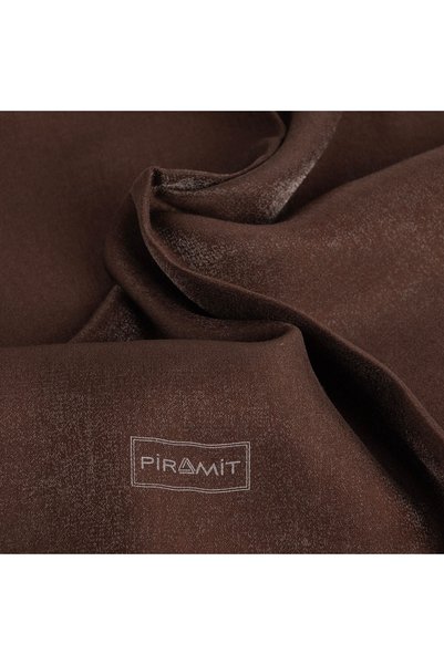 PİRAMİT Düz Kehribar Eşarp
