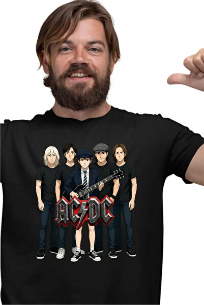 OEM Tricou Barbati ACDC Cartoon Merch