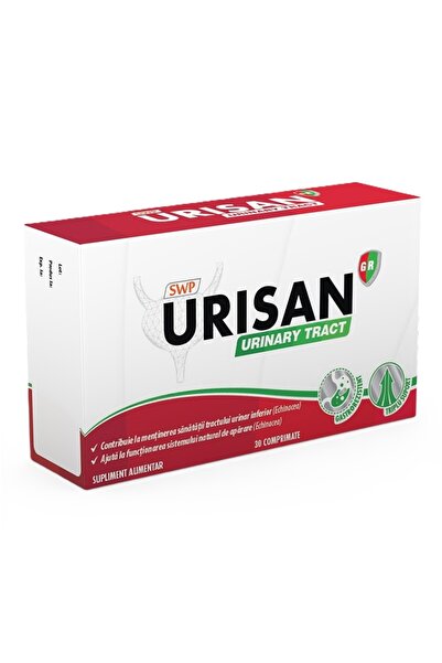 SUN WAVE PHARMA Urisan Tractul Urinar, 30 comprimate